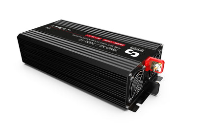 24/2000 Inversor 2000W 24VDC 230 VAC 50HZ | Tirio X2 | x2 Schuko | x1 salida USB | sin display - CONVERSION DEVICES