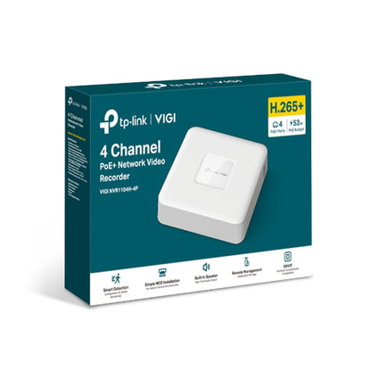 TP-LINK VIGI NVR1104H 4 Channels 1HDD H265+