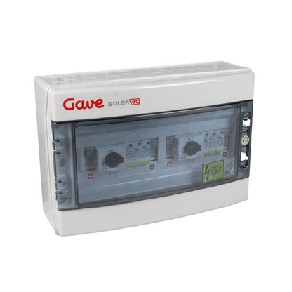 GAVE STM 2/2 Caja con protecciones | 2 MPPT| Fusible 20A | 1+1 Strings | 1000V DC | Disyuntor 25A + 25A